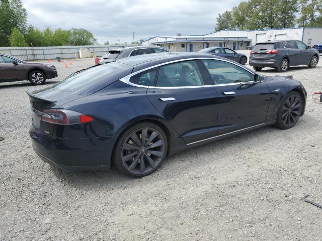  TESLA MODEL S 2012 Blue