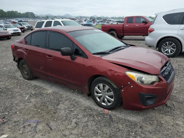  SUBARU IMPREZA 2012 Czerwony