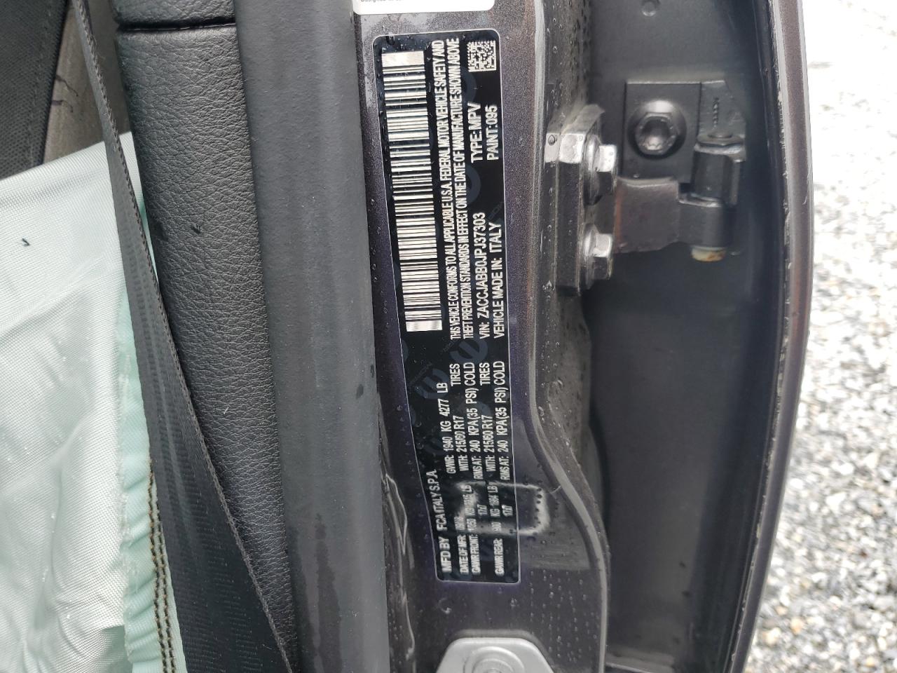 2018 Jeep Renegade Latitude VIN: ZACCJABB0JPJ37303 Lot: 56596405