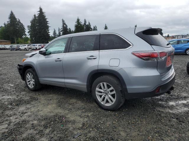  TOYOTA HIGHLANDER 2016 Серебристый