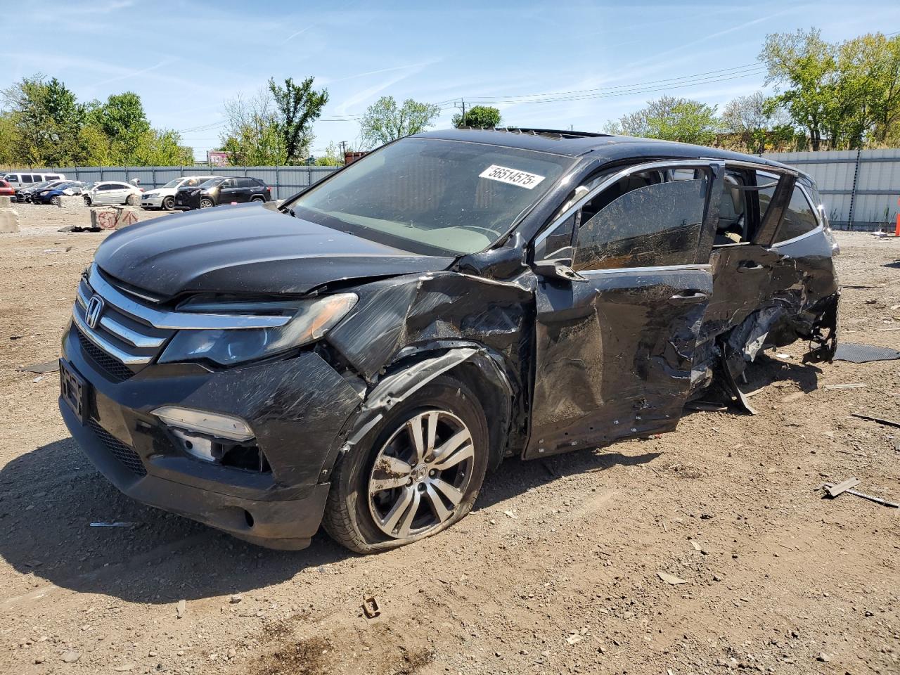2016 Honda Pilot Exl na sprzedaż w Chicago Heights, IL - All Over