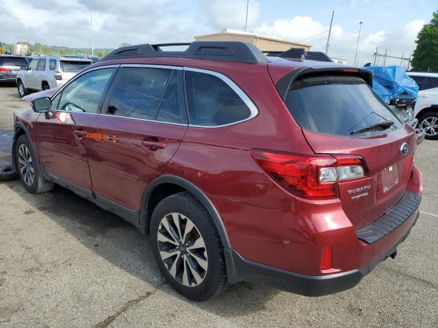  SUBARU OUTBACK 2016 Бургунді