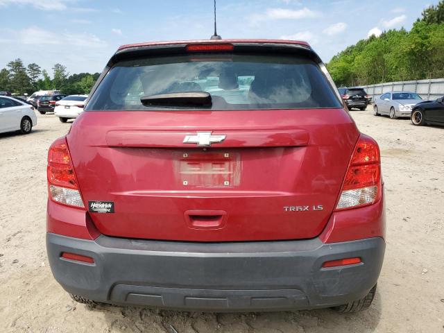  CHEVROLET TRAX 2015 Red