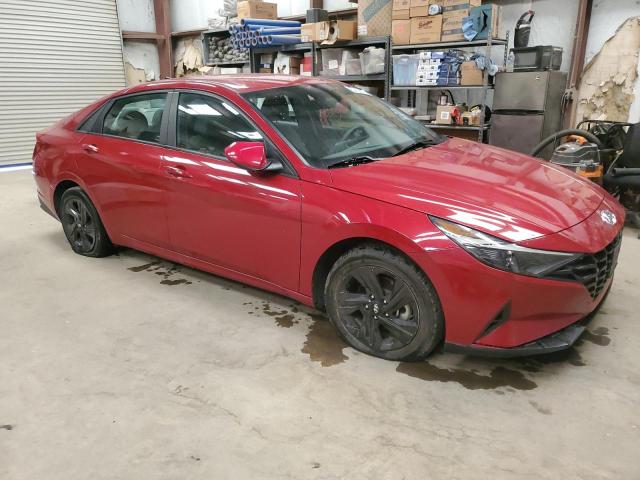  HYUNDAI ELANTRA 2021 Czerwony