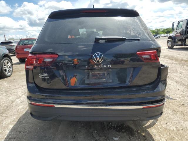  VOLKSWAGEN TIGUAN 2022 Черный