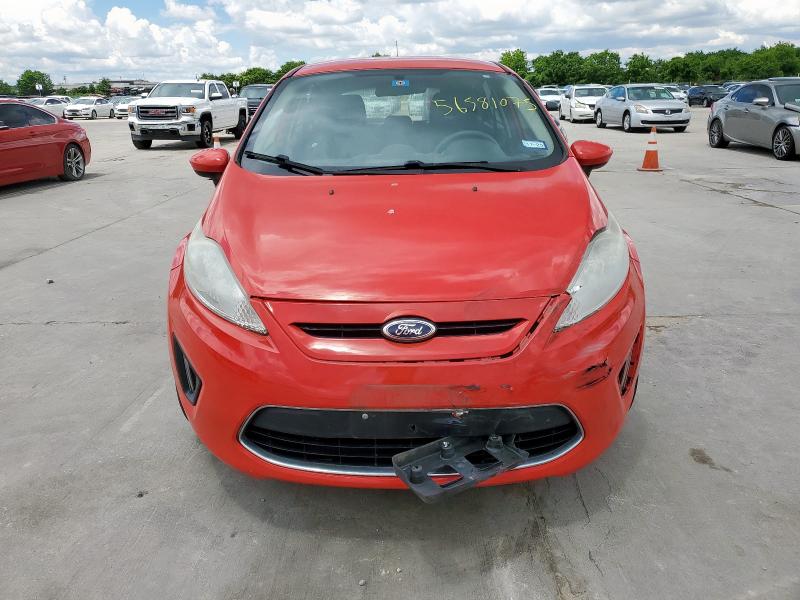 Hatchbacks FORD FIESTA 2012 Red