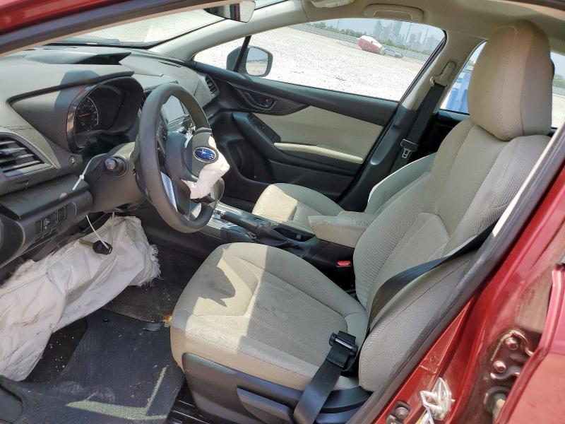  SUBARU IMPREZA 2018 Czerwony