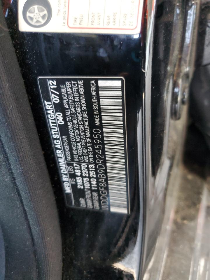 2013 Mercedes-Benz C 300 4Matic VIN: WDDGF8AB9DR245950 Lot: 56881595