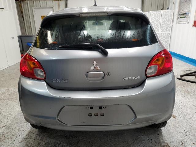 Hatchbacks MITSUBISHI MIRAGE 2015 Srebrny