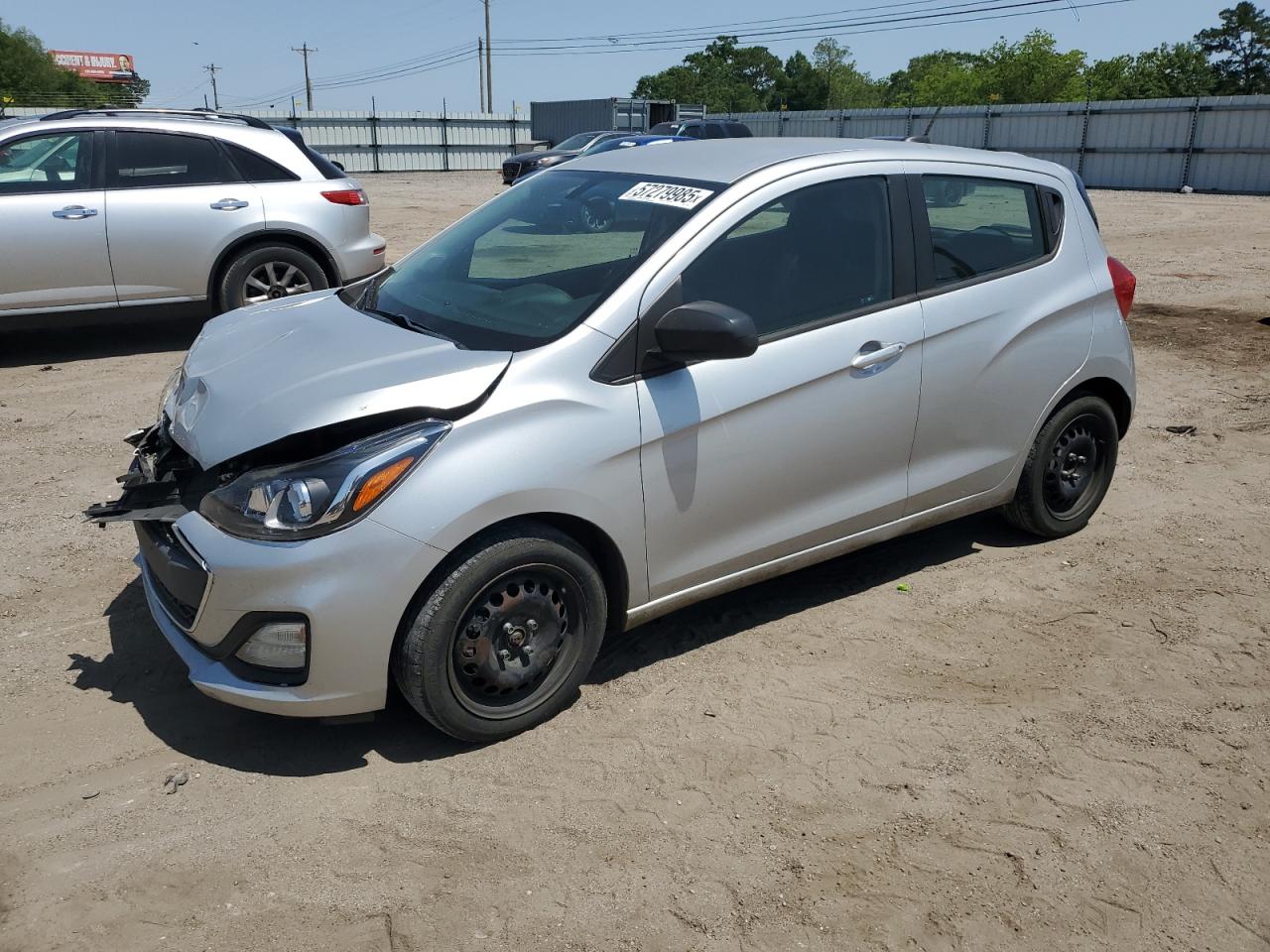 2019 Chevrolet Spark Ls na sprzedaż w Newton, AL - Front End