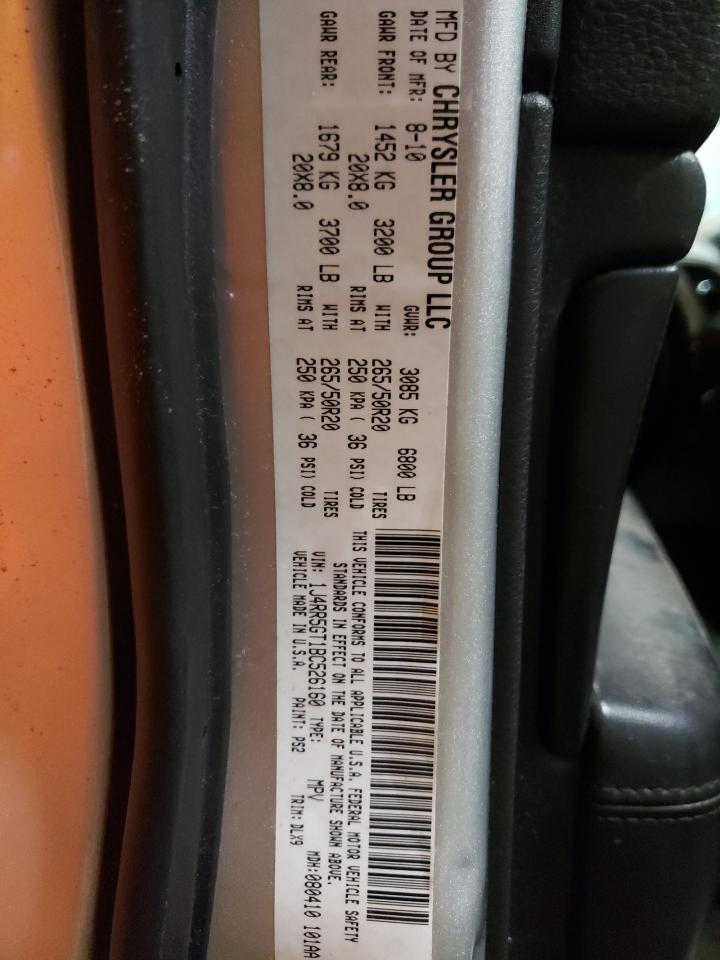 2011 Jeep Grand Cherokee Limited VIN: 1J4RR5GT1BC526160 Lot: 56071035