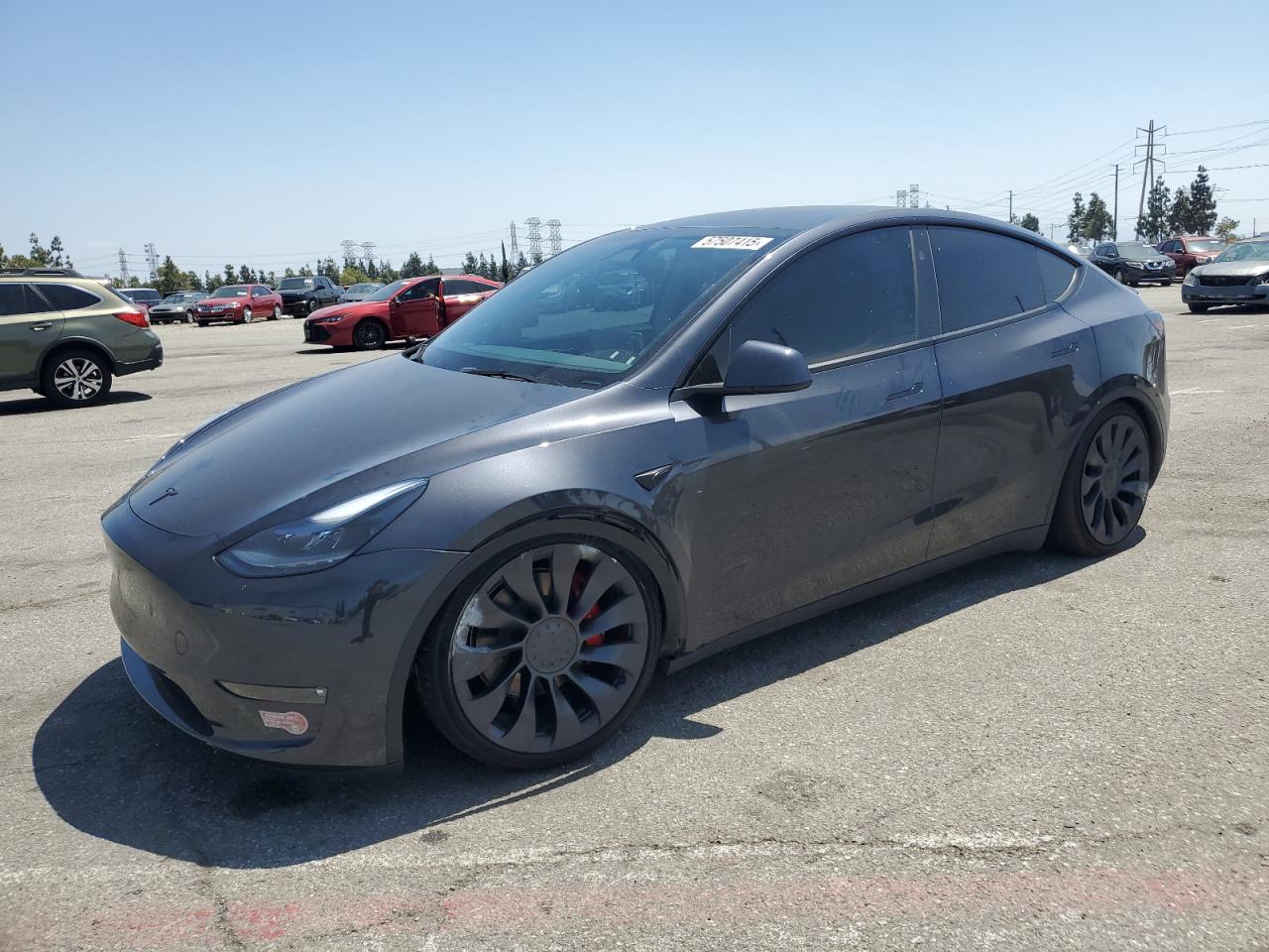 2024 Tesla Model Y VIN: 7SAYGDEF0RF059697 Lot: 57507415