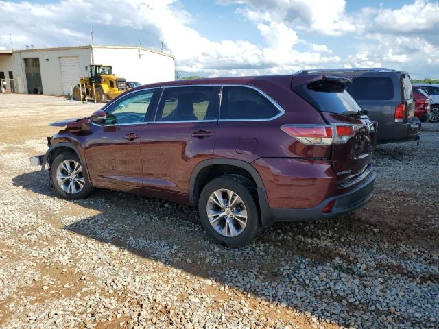  TOYOTA HIGHLANDER 2015 Бургунді