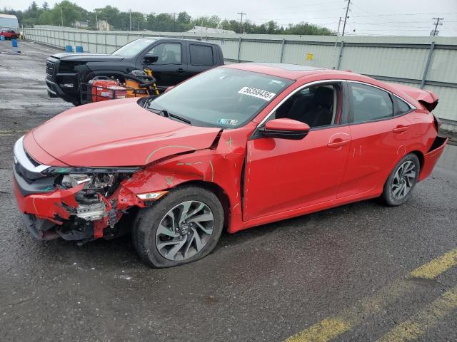  HONDA CIVIC 2017 Czerwony