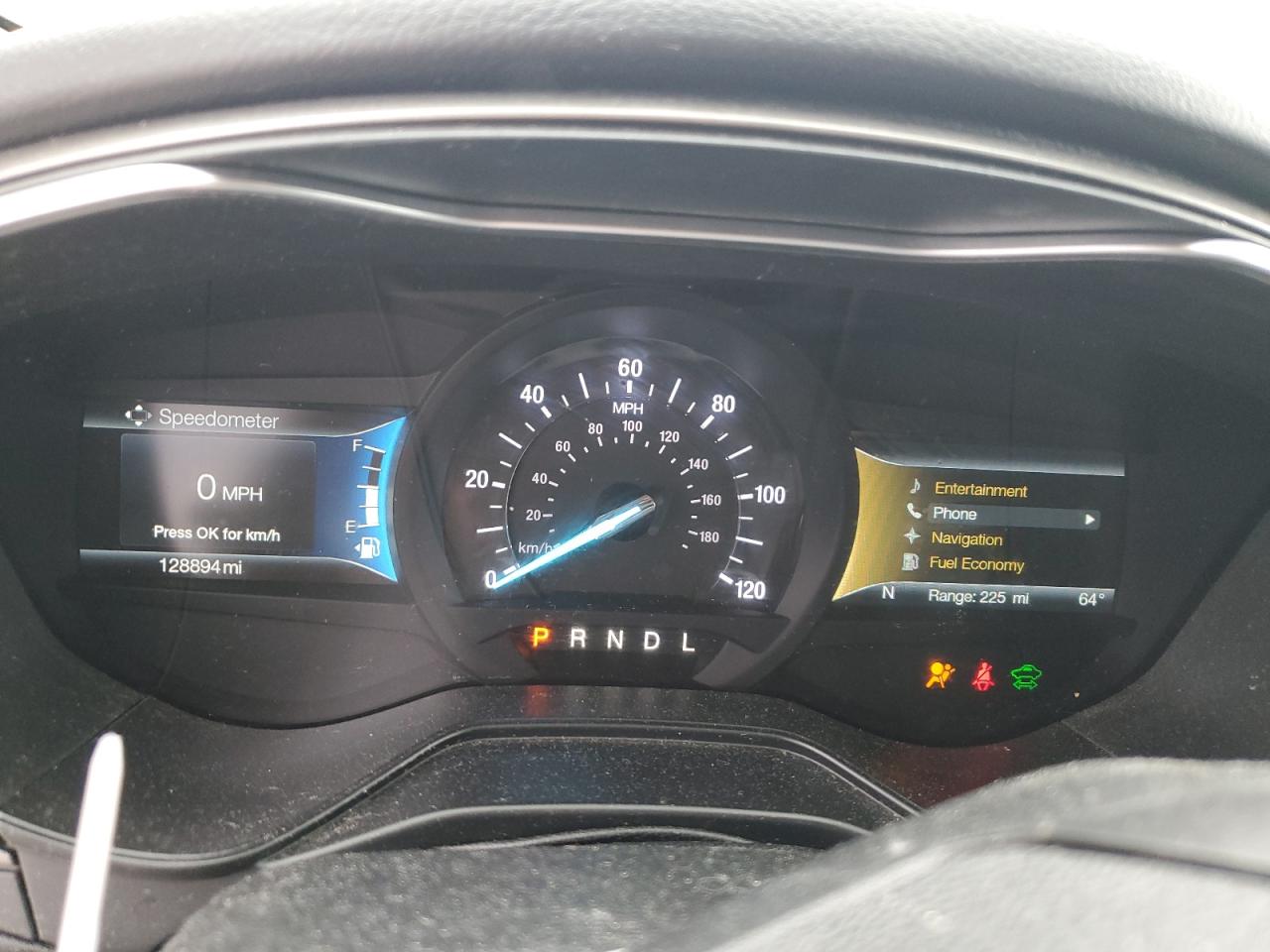 2019 Ford Fusion Se VIN: 3FA6P0LU4KR124916 Lot: 54030305