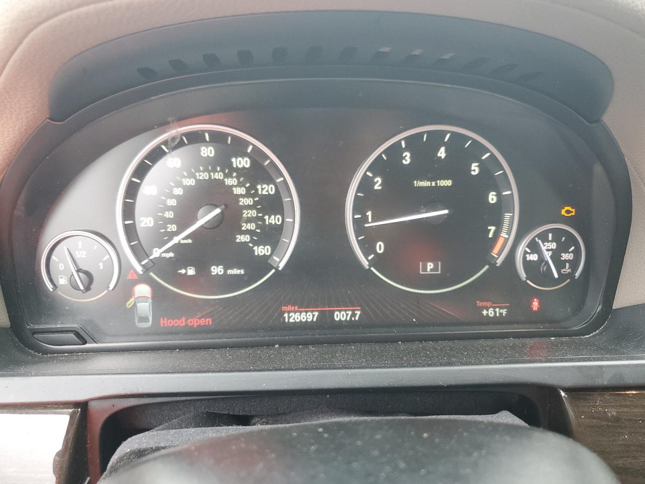 2012 BMW 750 I VIN: WBAKA8C51CCY37495 Lot: 56914295