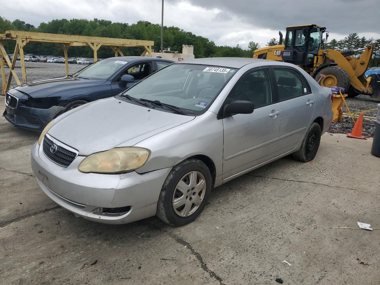 2005 Toyota Corolla Ce silver null gas JTDBR32E152051351 photo #1