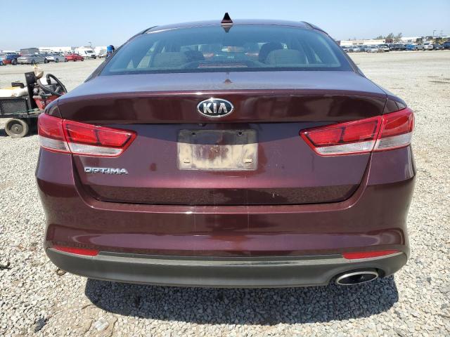 Sedans KIA OPTIMA 2016 Burgundy