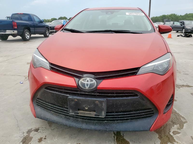  TOYOTA COROLLA 2018 Czerwony