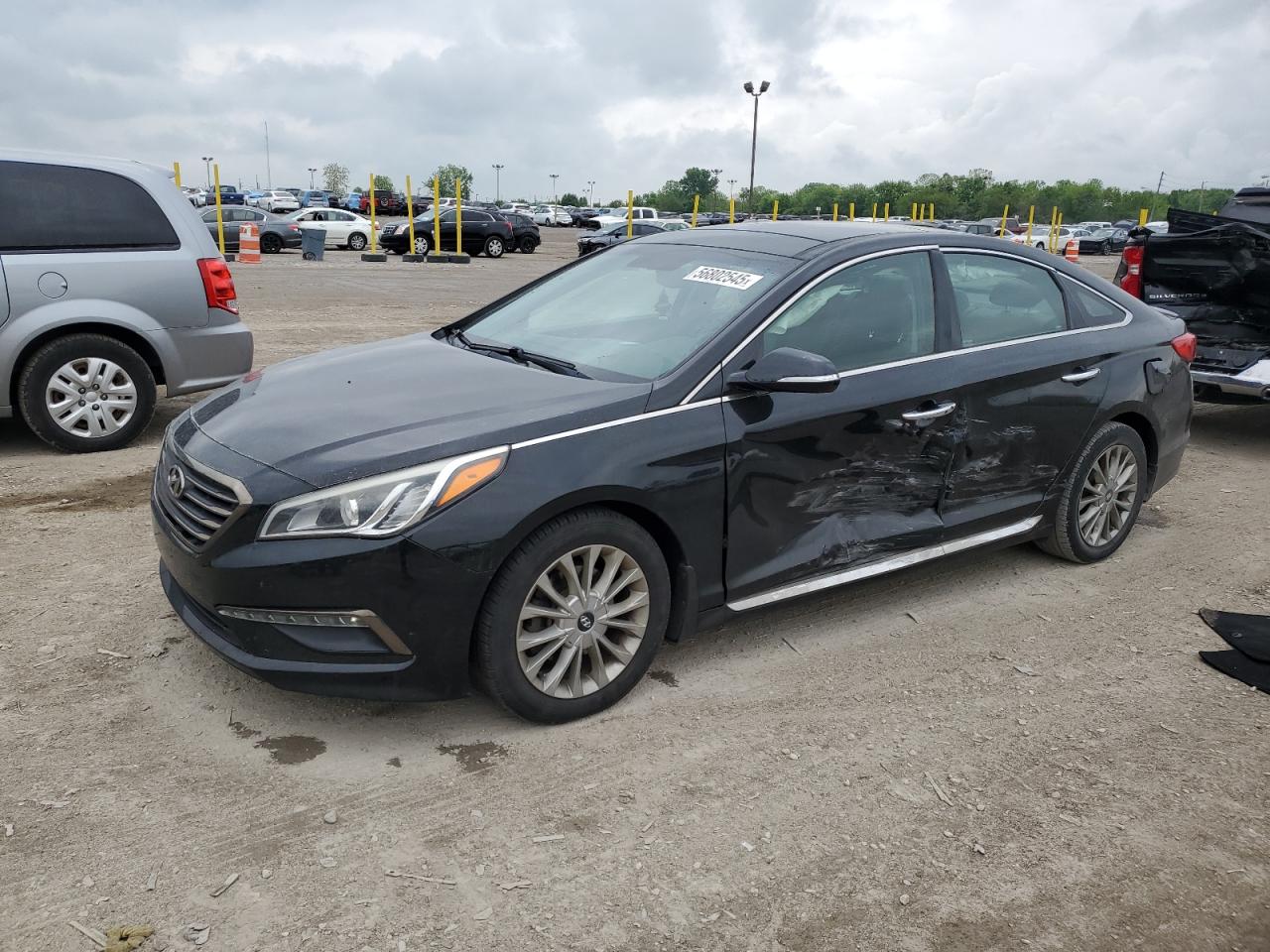 2015 Hyundai Sonata Sport იყიდება Indianapolis-ში, IN - Side