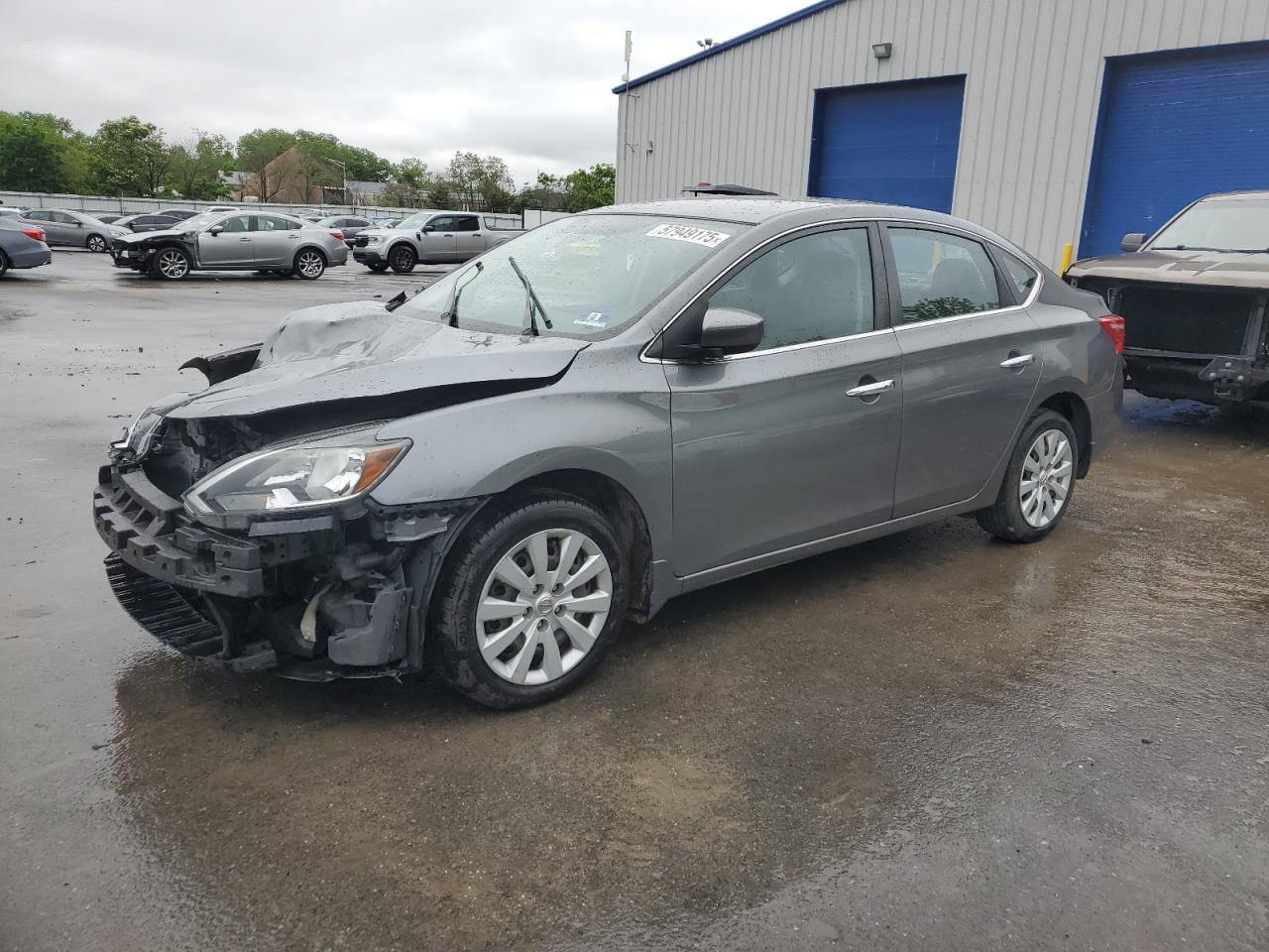 2017 Nissan Sentra S en Venta en Glassboro, NJ - Front End