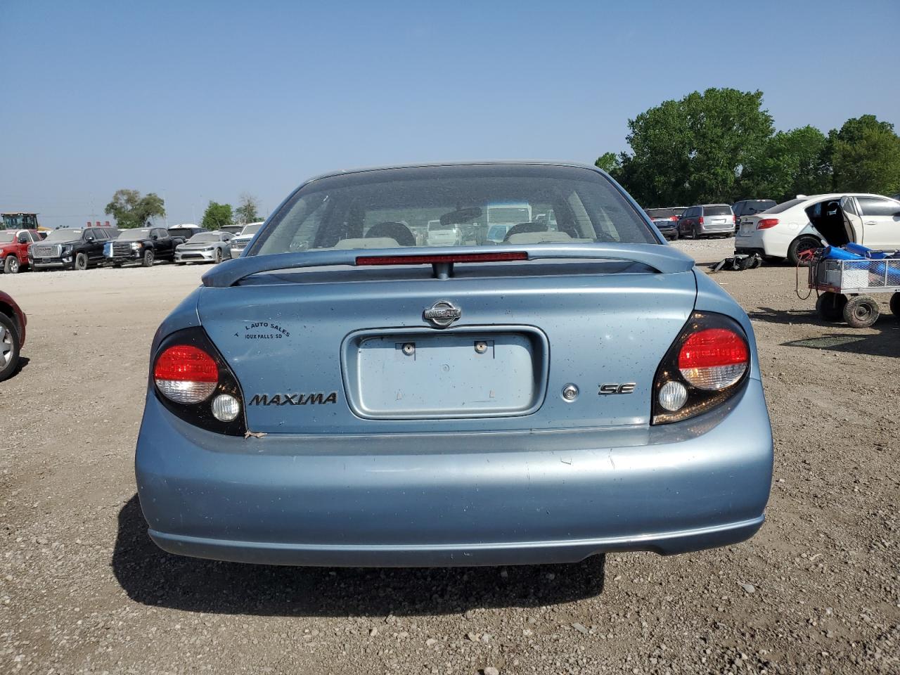 2001 Nissan Maxima Gxe VIN: JN1CA31DX1T612643 Lot: 57112725