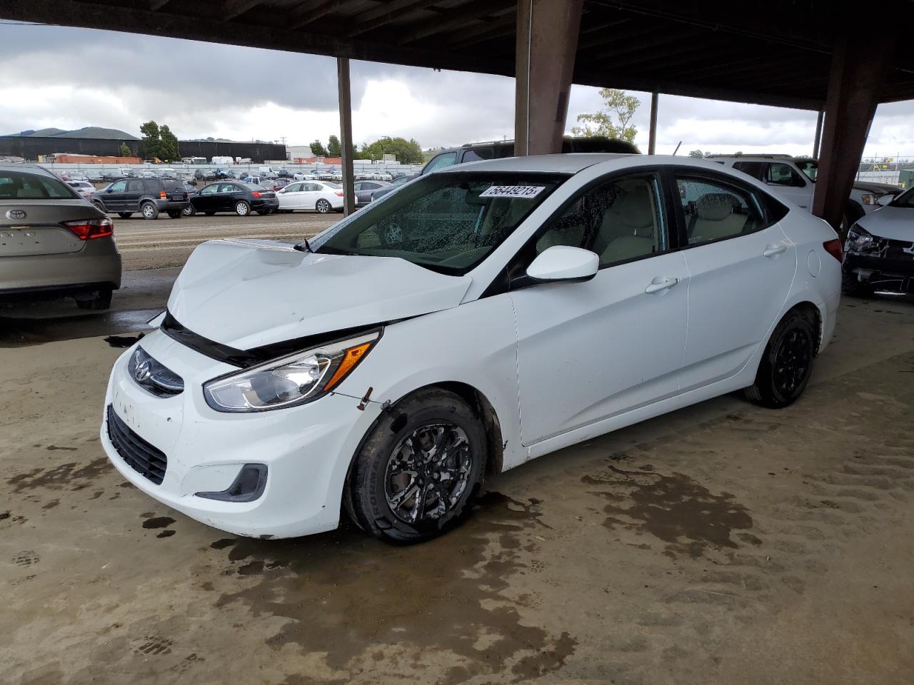 2014 Hyundai Accent Gls იყიდება American Canyon-ში, CA - Front End