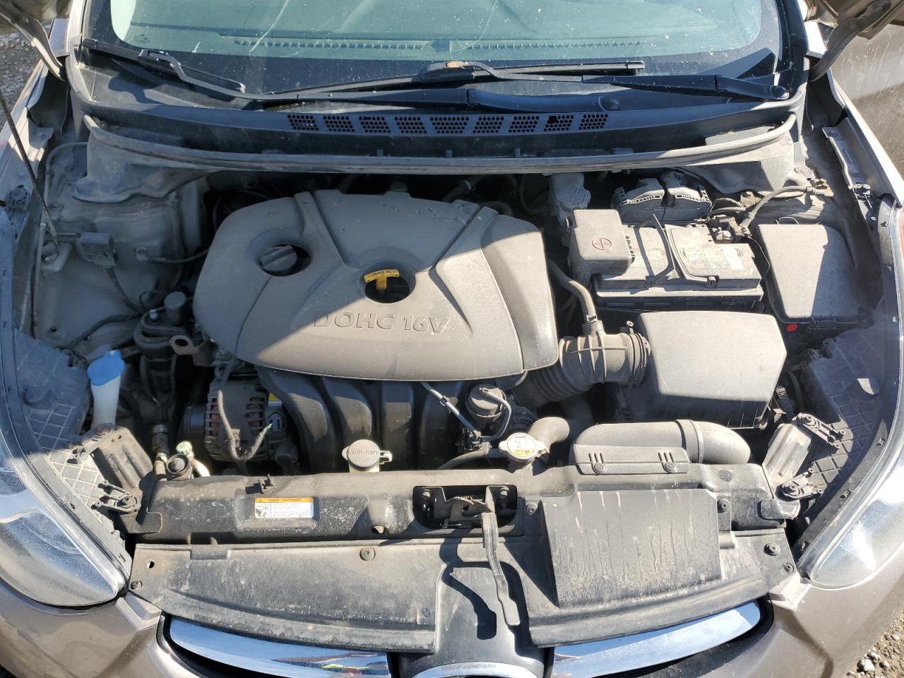 2013 Hyundai Elantra Gls VIN: 5NPDH4AE3DH433316 Lot: 58578135