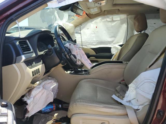  TOYOTA HIGHLANDER 2019 Burgundy