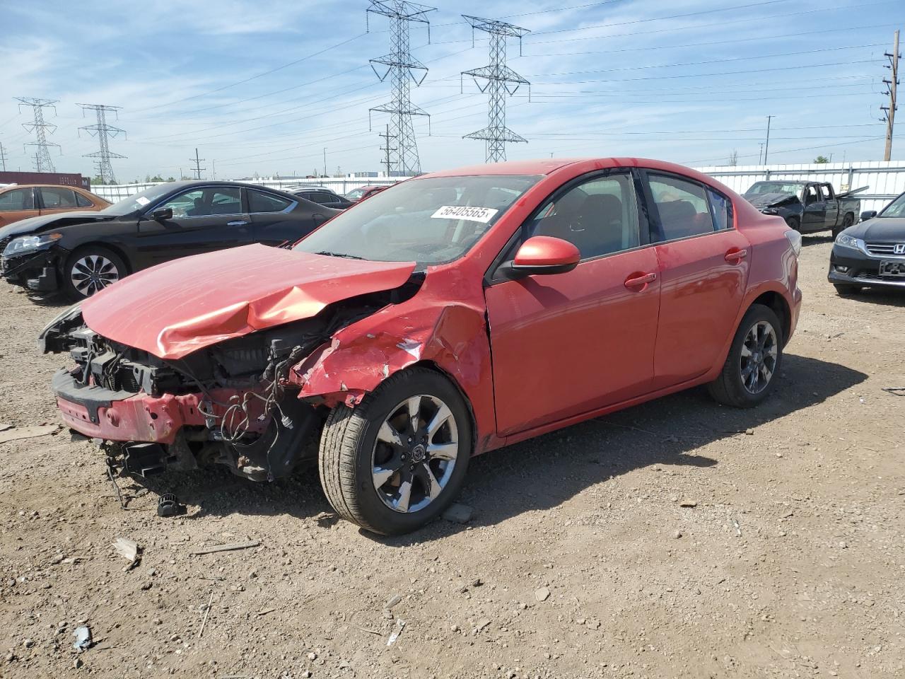 2011 Mazda 3 I zu verkaufen in Elgin, IL - Front End