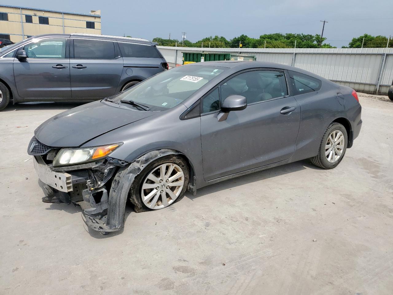 2012 Honda Civic Exl en Venta en Wilmer, TX - Front End