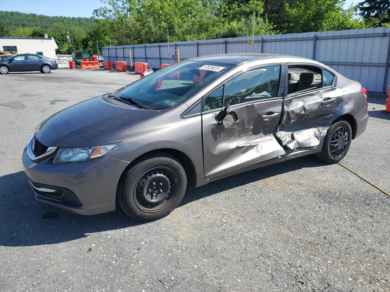 2013 Honda Civic Lx for Sale in Grantville, PA - Side