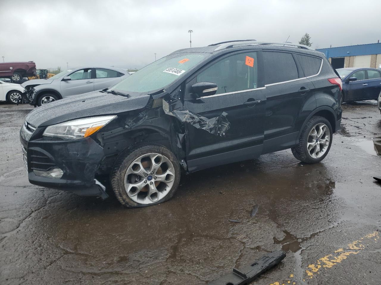 2013 Ford Escape Titanium na sprzedaż w Woodhaven, MI - Front End