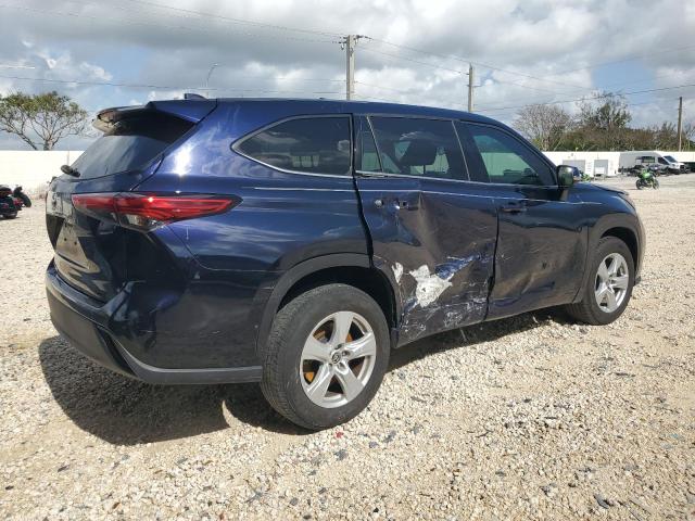  TOYOTA HIGHLANDER 2021 Granatowy