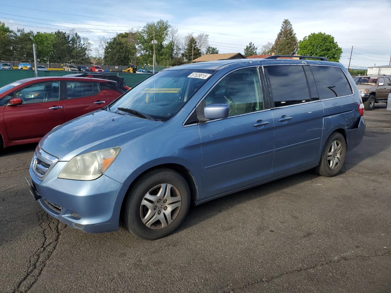 2007 Honda Odyssey Exl იყიდება Denver-ში, CO - Rear End
