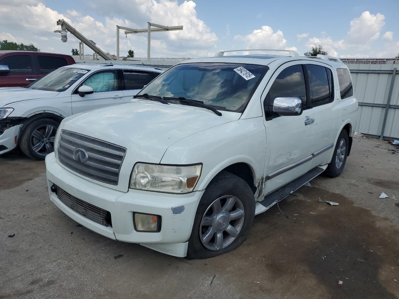 2004 Infiniti Qx56 zu verkaufen in Kansas City, KS - Front End