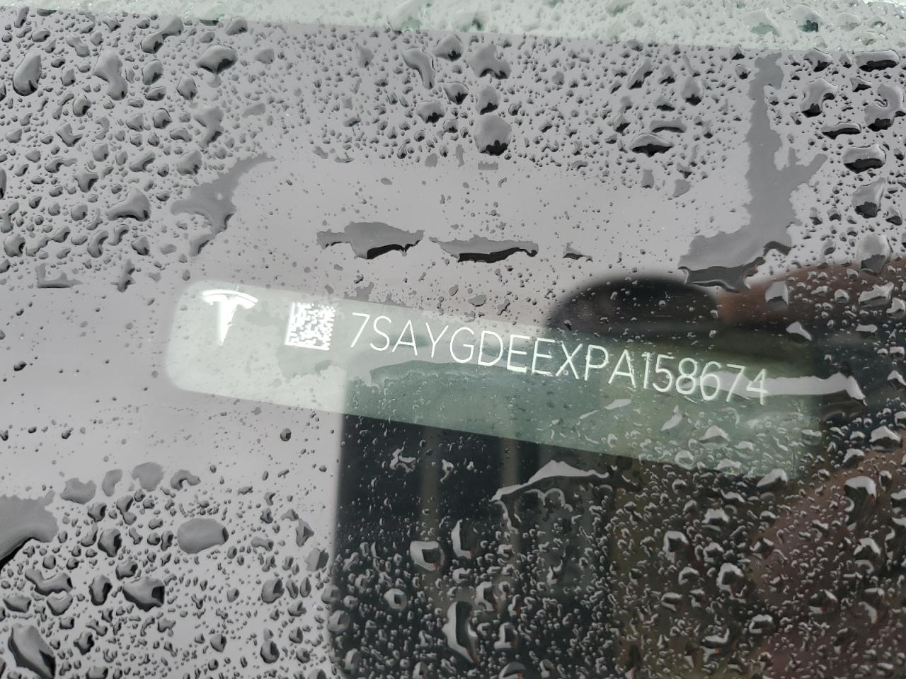2023 Tesla Model Y VIN: 7SAYGDEEXPA158674 Lot: 57720555
