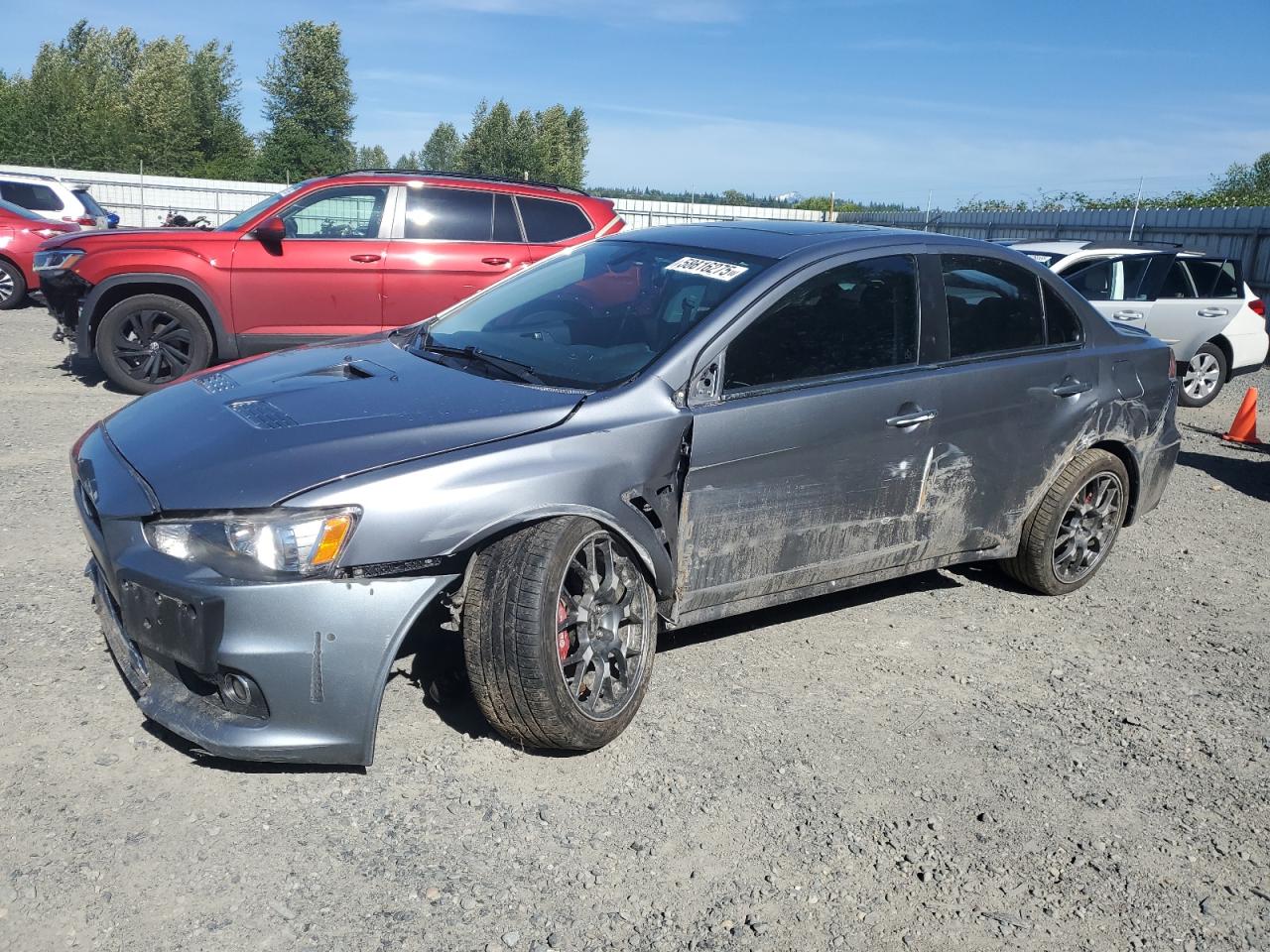 2015 Mitsubishi Lancer Evolution Mr na sprzedaż w Arlington, WA - Front End