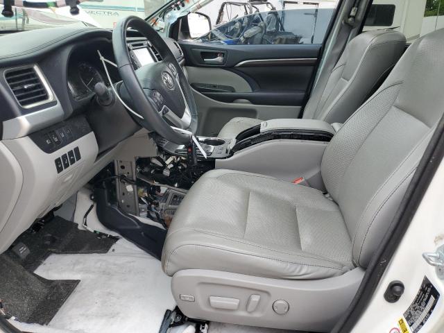  TOYOTA HIGHLANDER 2016 Белы