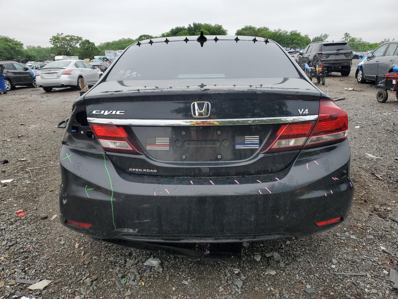 2013 Honda Civic Ex VIN: 19XFB2F80DE277693 Lot: 56504145