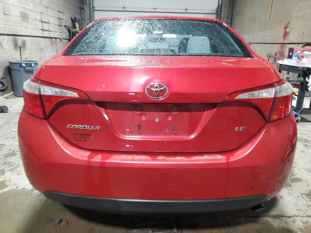  TOYOTA COROLLA 2014 Red