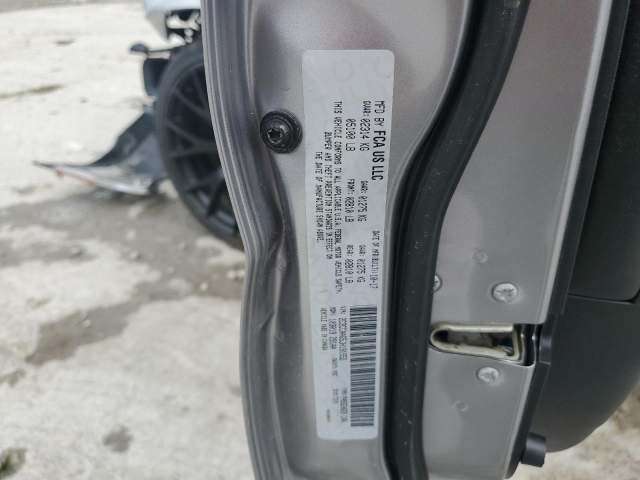 2018 Chrysler 300 Touring VIN: 2C3CCAAG5JH191552 Lot: 56829755