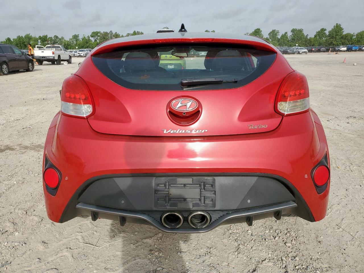 2014 Hyundai Veloster Turbo VIN: KMHTC6AE4EU186283 Lot: 56411345