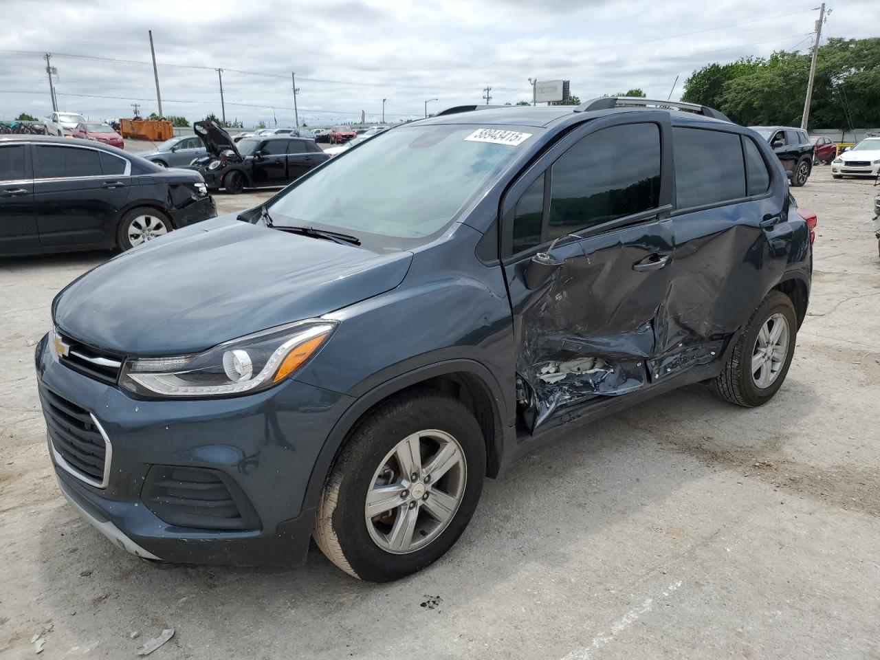 2022 Chevrolet Trax 1Lt იყიდება Oklahoma City-ში, OK - Side