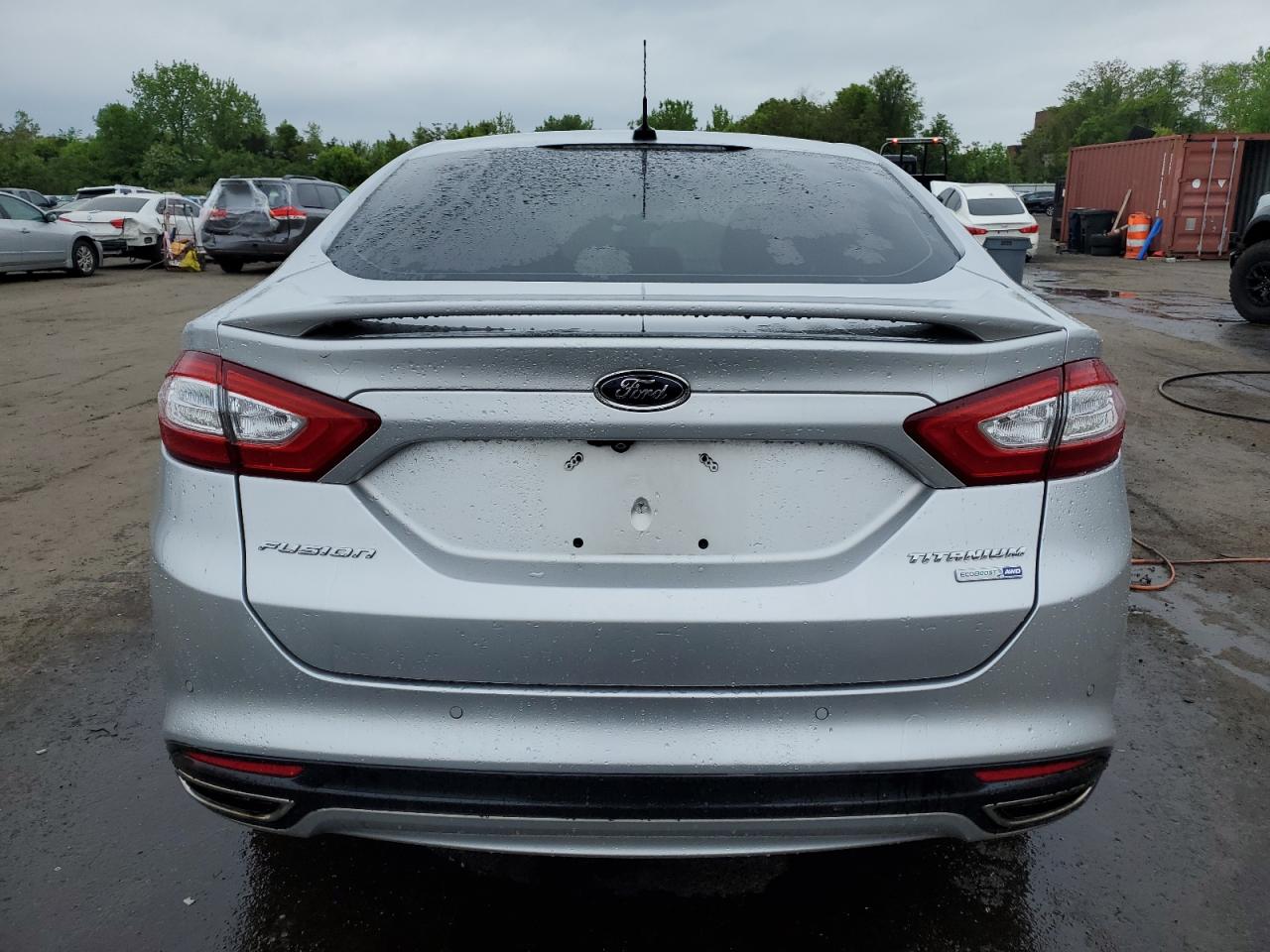 2014 Ford Fusion Titanium VIN: 3FA6P0D96ER288215 Lot: 56650455