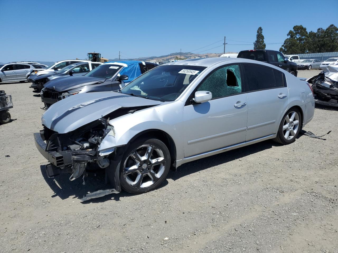 2007 Nissan Maxima Se за продажба в American Canyon, CA - Vandalism