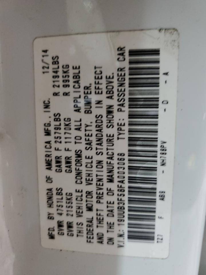 19uub3f58fa003068 19UUB3F58FA003068 2015 Acura Tlx Tech