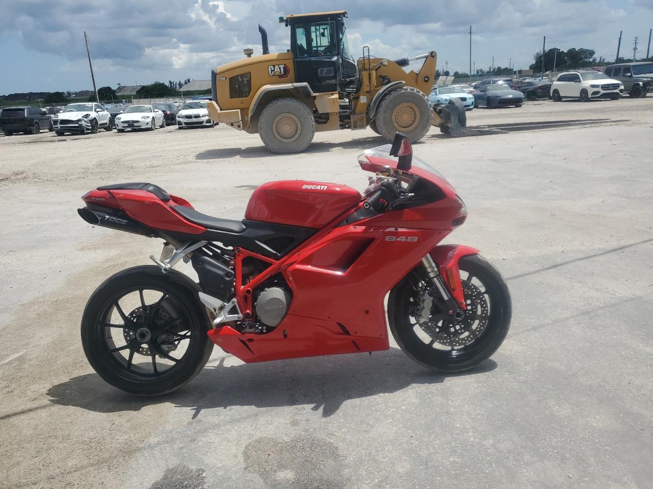 2010 Ducati 848 de vânzare în West Palm Beach, FL - Side