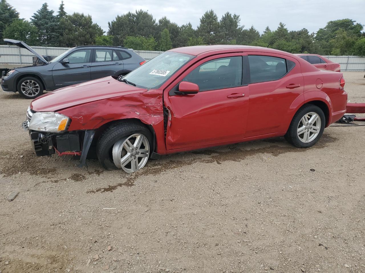 2012 Dodge Avenger Sxt на продаже в Elgin, IL - Front End