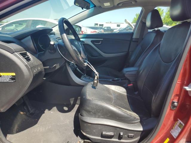 Седаны HYUNDAI ELANTRA 2013 Бордовый